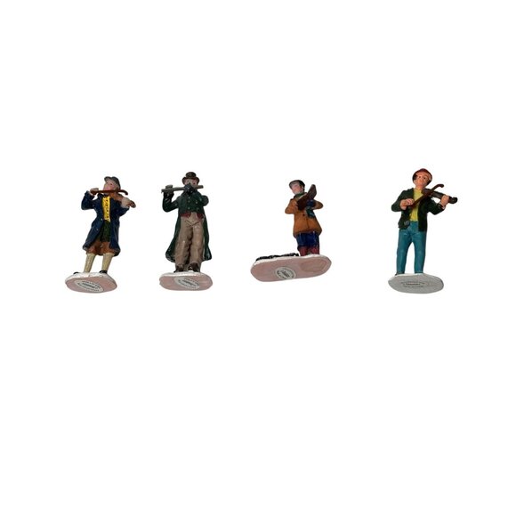 Lemax Street Side Musicians Christmas Village Scene Figurine Accessories 2-3" - Picture 2 of 6